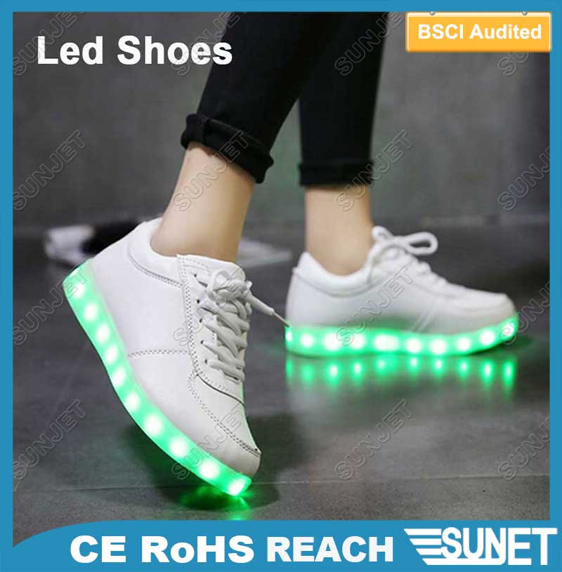 2016高トップusb充電点滅ナイトランナーled靴-カジュアルシューズ問屋・仕入れ・卸・卸売り
