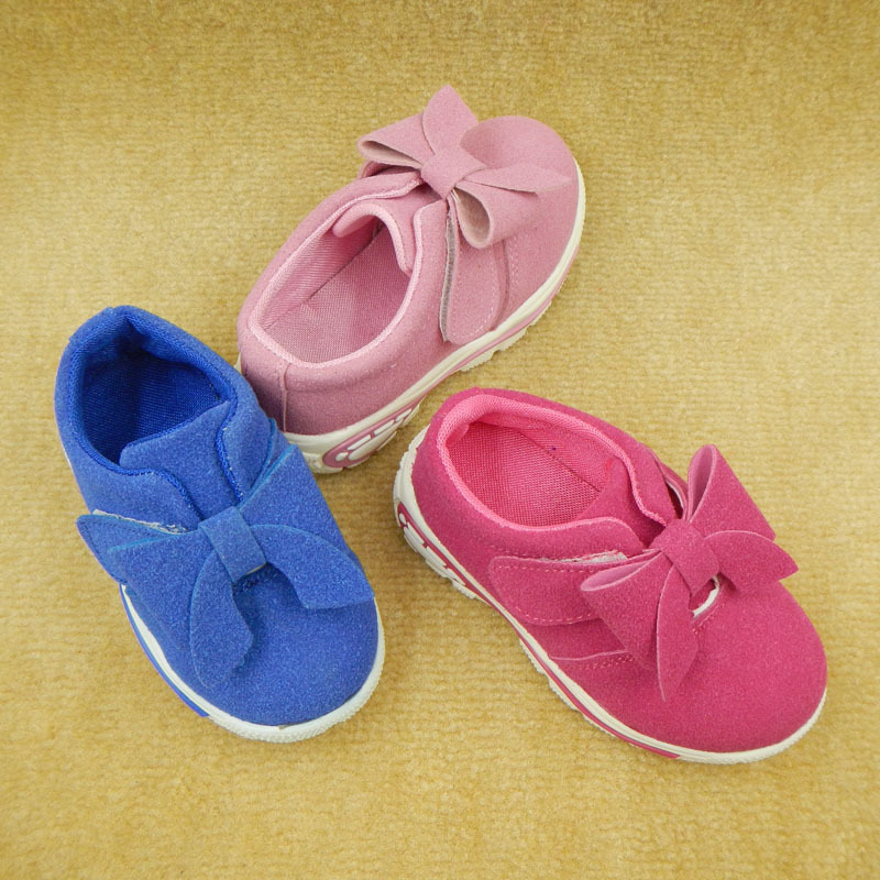 FC2595春2016子供靴スポーツ カジュアル ちょう結び靴用女の子-問屋・仕入れ・卸・卸売り