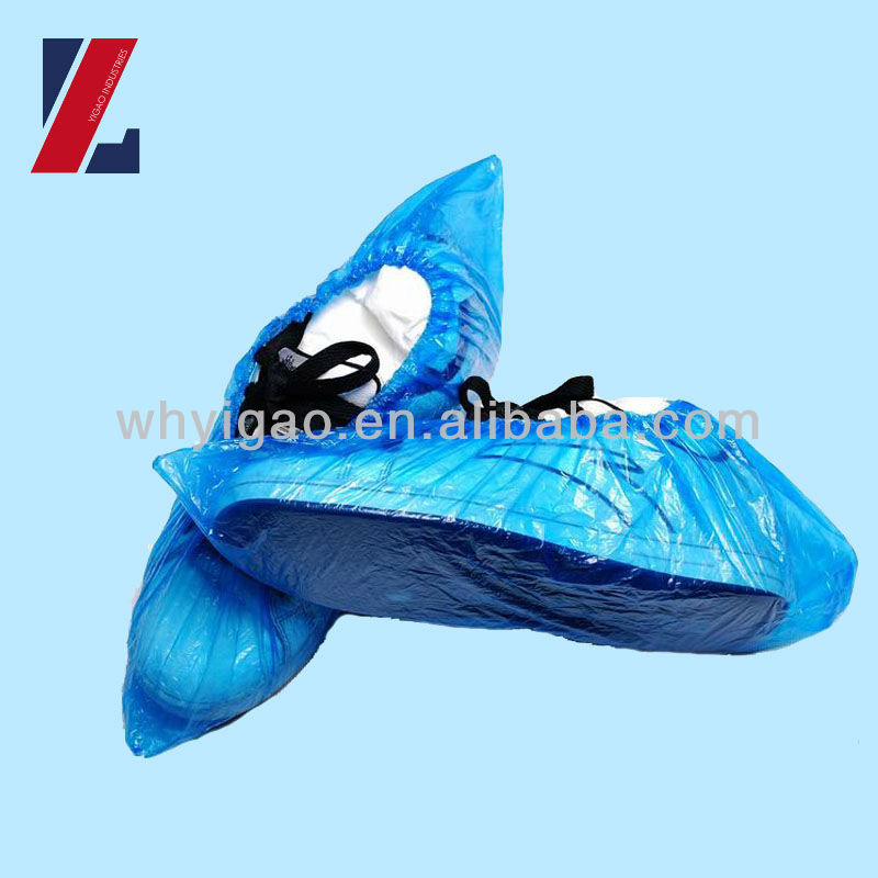 青いプラスチック製の靴カバー-靴用生地問屋・仕入れ・卸・卸売り