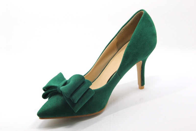 緑の色の靴、 女性のためのハイヒールの靴、 レディスミッド- 高い靴、 yj15082912靴-フォーマルシューズ問屋・仕入れ・卸・卸売り