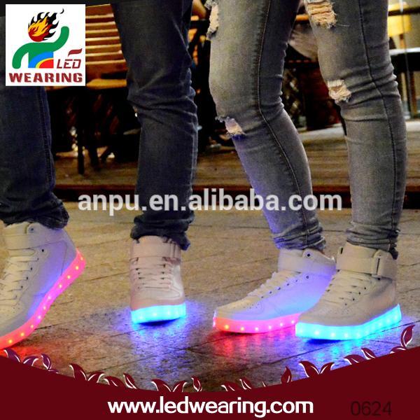 ギフト充電ランニングled点滅靴光ライトアップダンスシューズ用パーティー-スポーツシューズ問屋・仕入れ・卸・卸売り