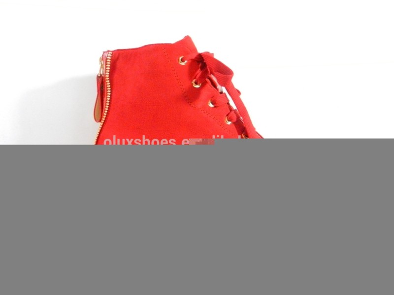 DSCN5721 2015 ファッション デザイン フラット レース アップ スニーカー pu アンクル ブーツ用女性-問屋・仕入れ・卸・卸売り