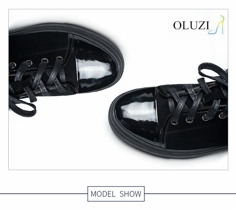 フラットolzs7大きなサイズを供給するホットなファッション輝く大人カジュアルなスニーカーの靴をひもで締める-フォーマルシューズ問屋・仕入れ・卸・卸売り
