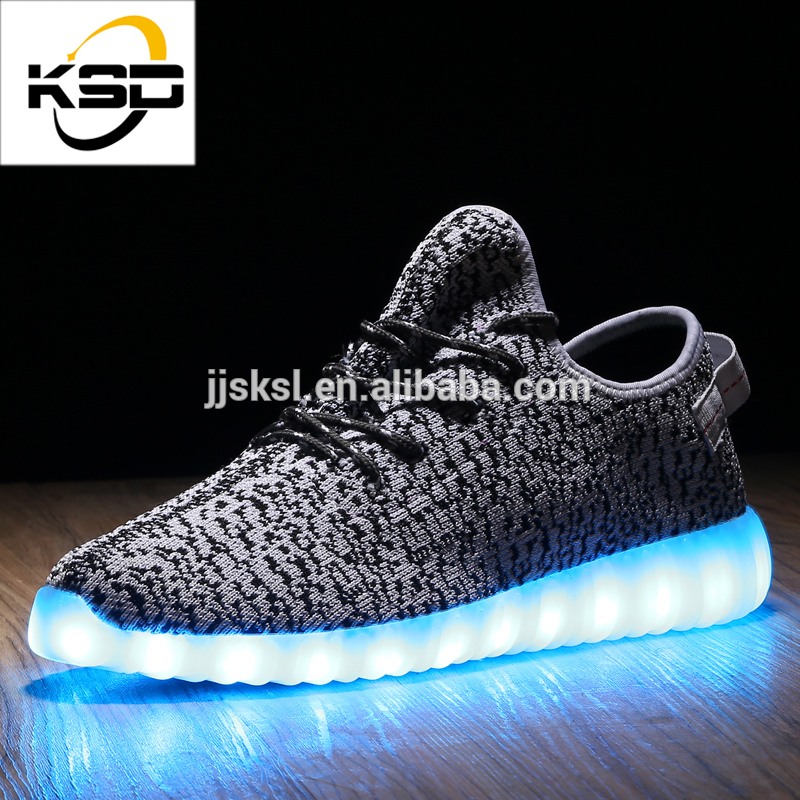 最新のスタイルflyknit点滅yeezy靴大人照明靴led男靴-クロックス問屋・仕入れ・卸・卸売り