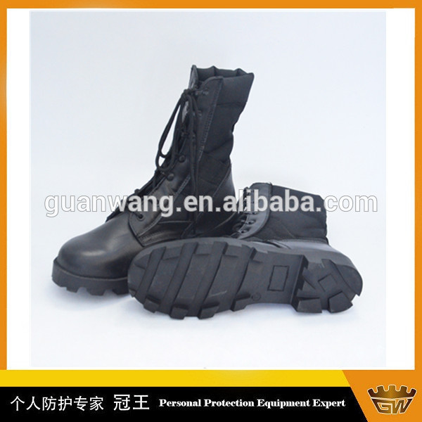 戦士摩耗黒軽量軍事ブーツ/防水革軍のブーツ-ブーツ問屋・仕入れ・卸・卸売り