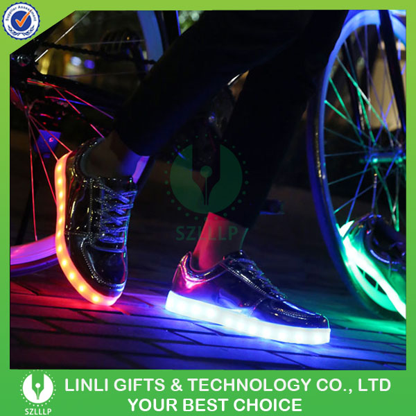 2016最も人気の usb 7光色発光led靴-問屋・仕入れ・卸・卸売り