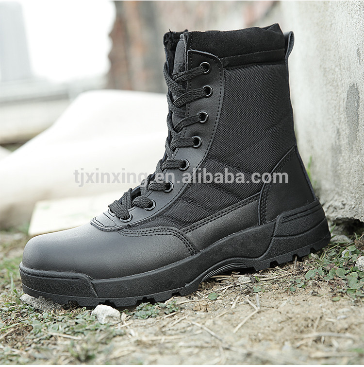 ブラック軍事戦術的なブーツ、 陸軍靴用男性-革靴問屋・仕入れ・卸・卸売り