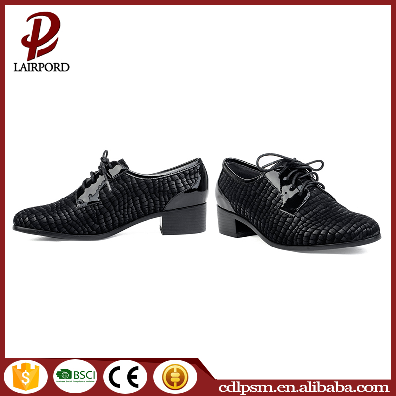 中国の靴工場卸売女性のドレス黒羊スエード革ヨーロッパ靴-フォーマルシューズ問屋・仕入れ・卸・卸売り