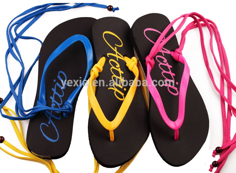 快適なフラットv- ストラップ株フリップフロップ-スリッパ問屋・仕入れ・卸・卸売り