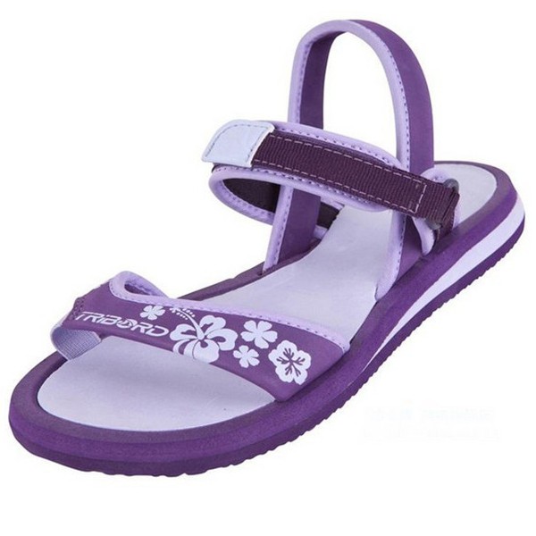 新しいスタイリッシュ2015美しく、 甘い紫色のサンダルサンダル専門的な子供の王女の靴-スリッパ問屋・仕入れ・卸・卸売り