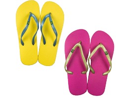 女性スリッパフリップフロップブラジル旗-スリッパ問屋・仕入れ・卸・卸売り