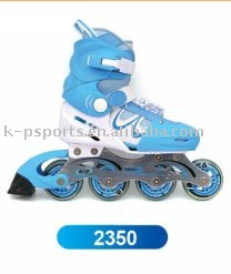 ブルーカラー四輪調節可能な スケート靴-問屋・仕入れ・卸・卸売り