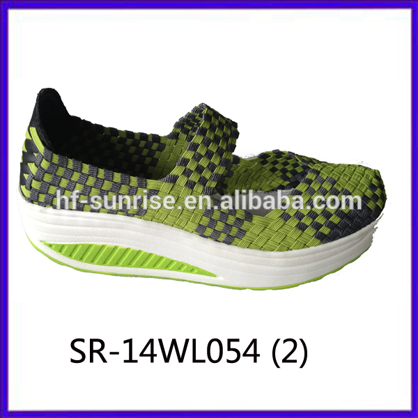 新しいスタイル2014年sr- 14wl054ミックス織色のハンドストラップの靴-シークレットシューズ問屋・仕入れ・卸・卸売り
