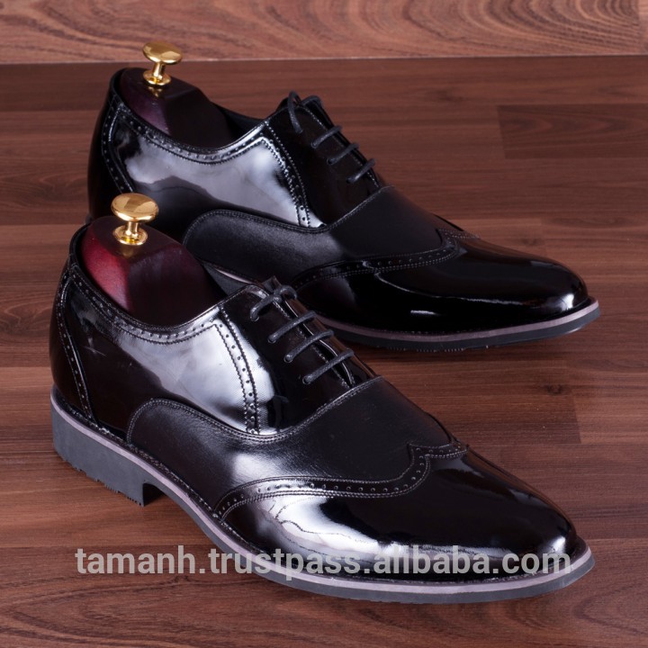 GCTATC666 d身長増加革の靴でブローグスタイル-シークレットシューズ問屋・仕入れ・卸・卸売り