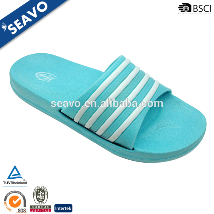 Seavo 2016ブルーpvcデザイン安いevaソール女性シャワールームスリッパ-スリッパ問屋・仕入れ・卸・卸売り