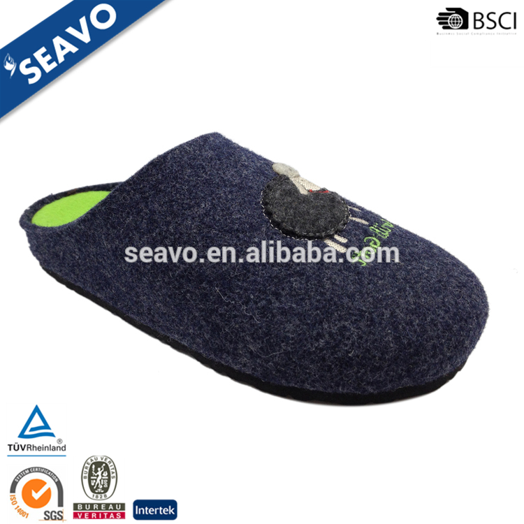 Seavo 2016冬新しい暖かい女性羊パターン手作り フェルト トップ品質屋内スリッパ-スリッパ問屋・仕入れ・卸・卸売り