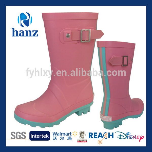 新しいデザインの子供かわいいピンクの女の子welliesラバーレインブーツ-レインブーツ問屋・仕入れ・卸・卸売り