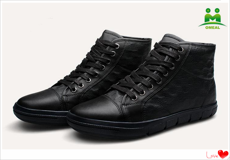 工場直売omeal黒の革靴の男性ビッグヤード靴スニーカー-カジュアルシューズ問屋・仕入れ・卸・卸売り