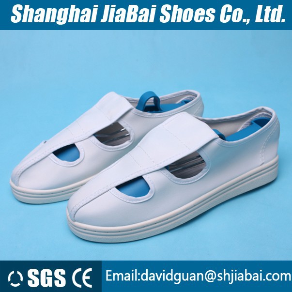 白、 抗- 静的4穴pvcソール靴のために保護し労働食品製造ワークのサイズ220/225/230/280/290/300/310/320/325-安全靴問屋・仕入れ・卸・卸売り