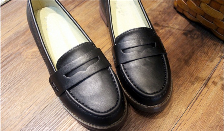 を風復元古代の方法女性の契約風レザー シューズ単一の靴低い フラット シューズ-問屋・仕入れ・卸・卸売り