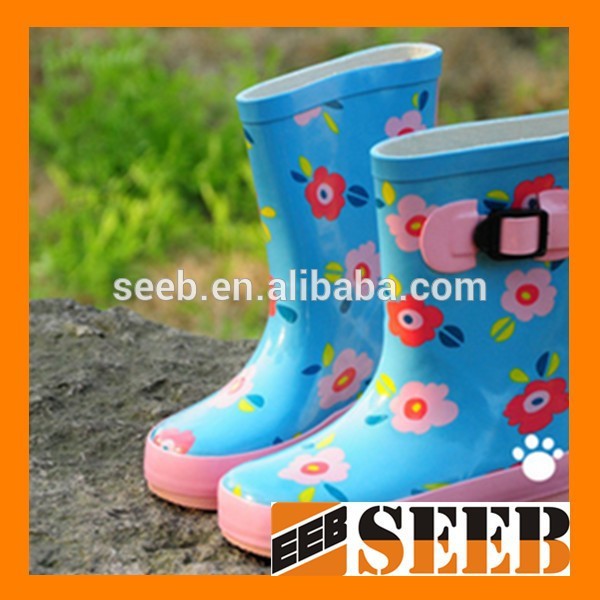 青花の高品質安い子供の雨ブーツレインファッションレインブーツ-レインブーツ問屋・仕入れ・卸・卸売り