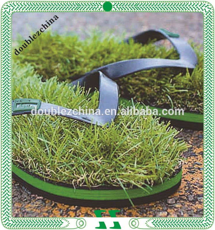 草のフリップフロップ黒、 緑2・トーン、 複数のサイズも可能-スリッパ問屋・仕入れ・卸・卸売り