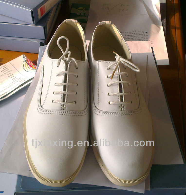 省承認されたiso品質均一礼装用の靴白、 軍事革靴-フォーマルシューズ問屋・仕入れ・卸・卸売り