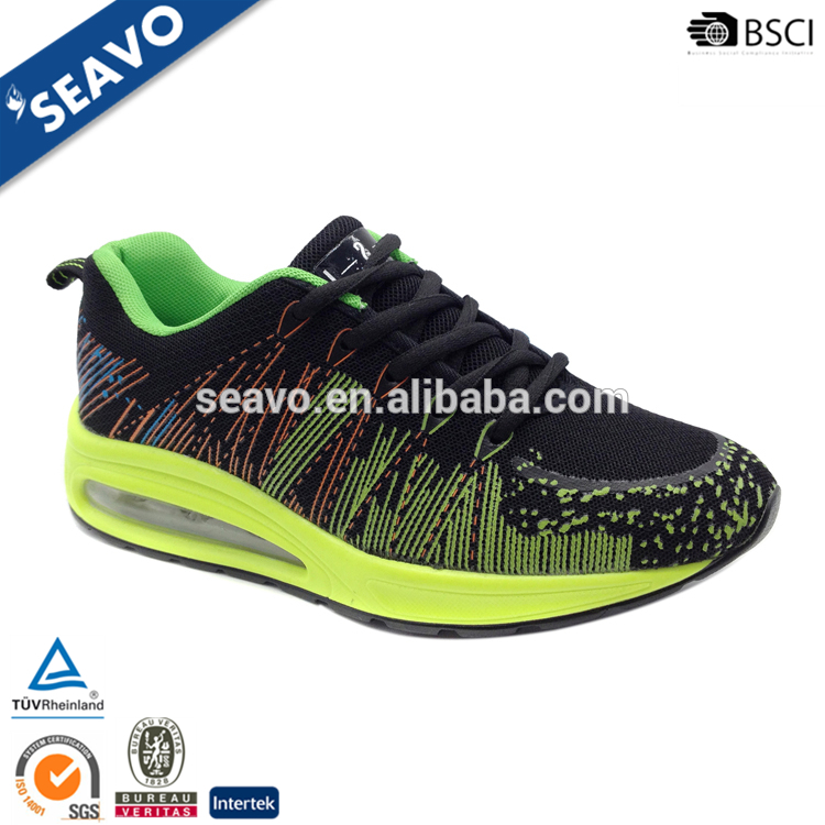 Seavo 2016新しい モデル軽量グリーン アウトソール熱風スポーツ靴の ため の男性-スポーツシューズ問屋・仕入れ・卸・卸売り