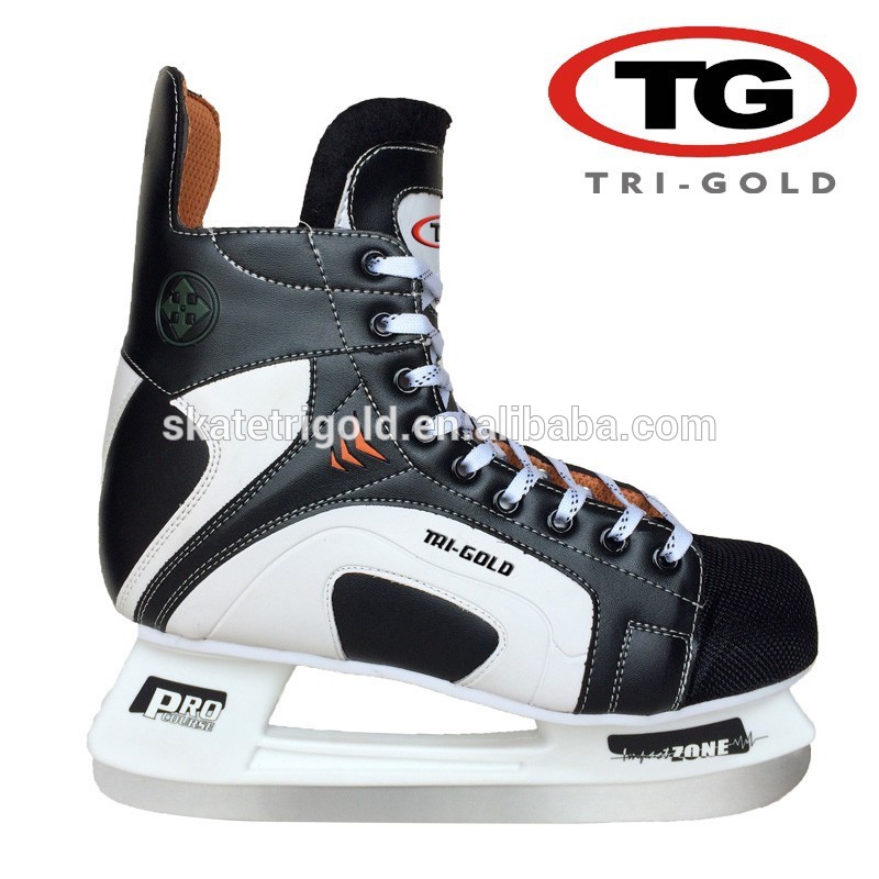 新しいデザインの靴アイスホッケースケート靴、 ステンレス鋼の刃の男性ホッケースケート靴-スポーツシューズ問屋・仕入れ・卸・卸売り