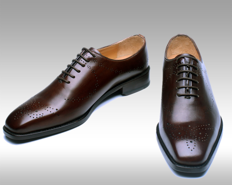 純粋なマニュアルshoescustomizedお客様の設計に豪華な男性用の高級紳士靴純粋な手動手動で色が変わる-フォーマルシューズ問屋・仕入れ・卸・卸売り