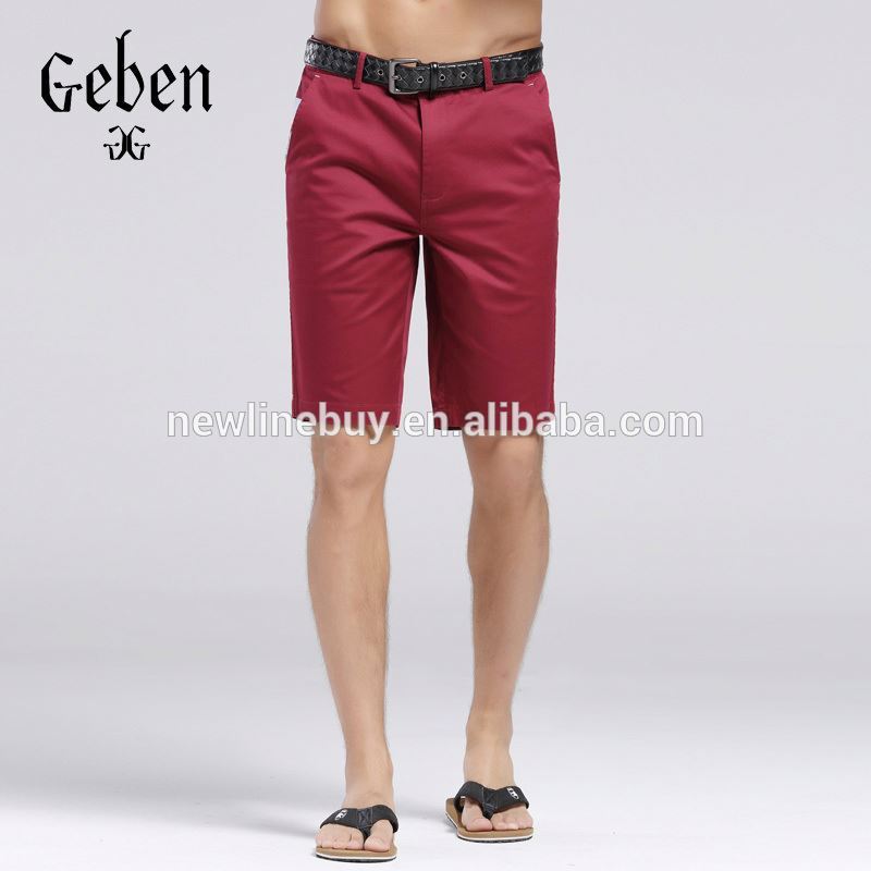 夏の男性の短い2015mmaourdoorカジュアルショートパンツミッドサイズウエスト綿赤青緑29-33trousers141120ジムのスポーツの男性-靴べら問屋・仕入れ・卸・卸売り