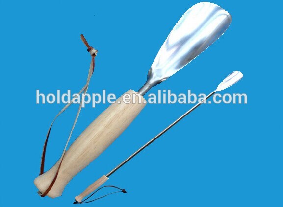 新しい23" エクストラ長い長い靴べら頑丈な金属製のハンドha01311靴べら、 伸縮ハンドル-靴べら問屋・仕入れ・卸・卸売り