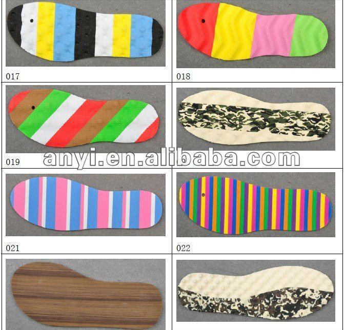 ファクトリー・アウトレット2012の倍数色のスリッパの足底-ソール問屋・仕入れ・卸・卸売り