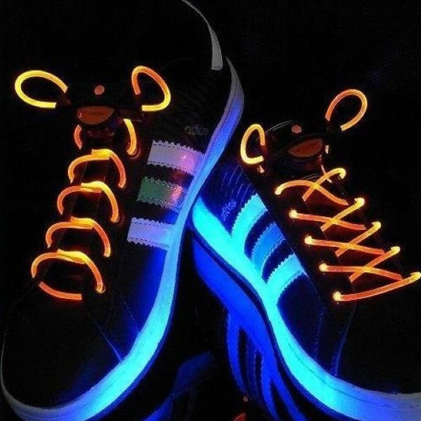 ファッション照明付き ノベルティ靴led点滅靴紐用パーティー供給-靴ひも問屋・仕入れ・卸・卸売り