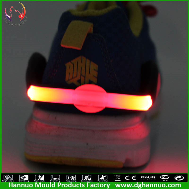 超高輝度ledの新しい到着の靴のために導いたlight/靴の安全クリップ夜は、 実行する( oemを受け入れる)-シューズデコレーション問屋・仕入れ・卸・卸売り