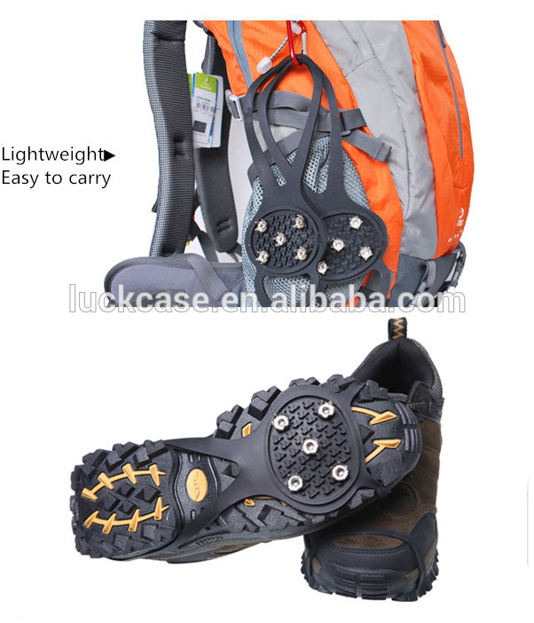 アンチ スリップ靴シリコーン氷アイゼン/グリッパー靴カバー 、冬の屋外耐摩耗性登山スパイク くわ カバー-問屋・仕入れ・卸・卸売り