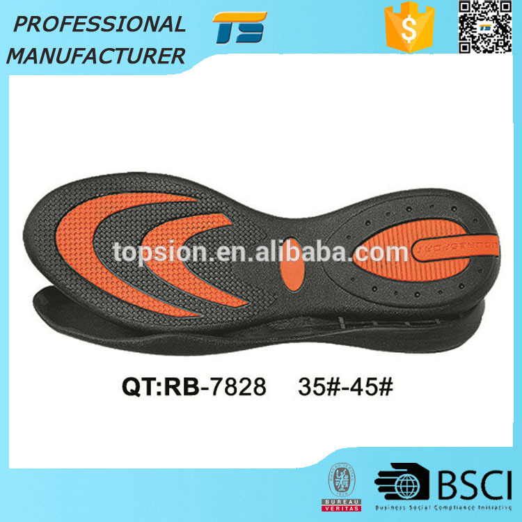 Alibabaのユニセックスエコ- フレンドリーなrb歩く行く革靴底粘着ゴム底-ソール問屋・仕入れ・卸・卸売り