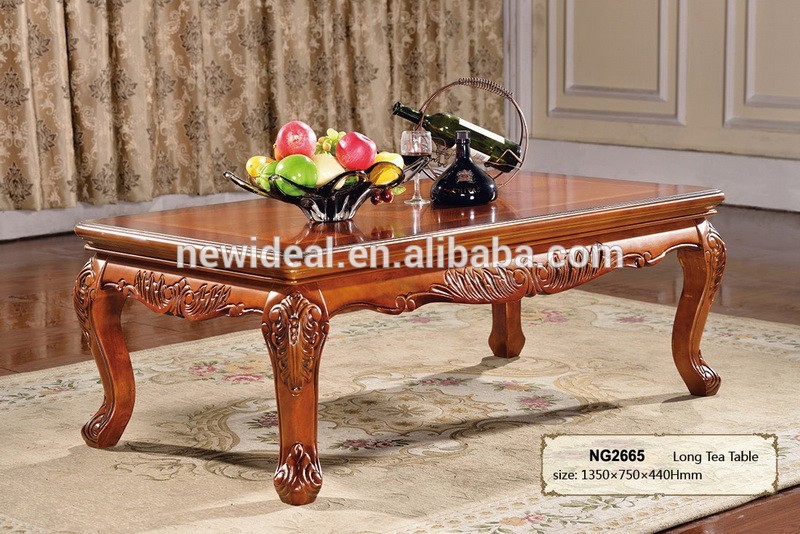 木製ティーテーブルの設計ハイクラス大きな長方形のコーヒーテーブル( ng2665)-木製テーブル問屋・仕入れ・卸・卸売り