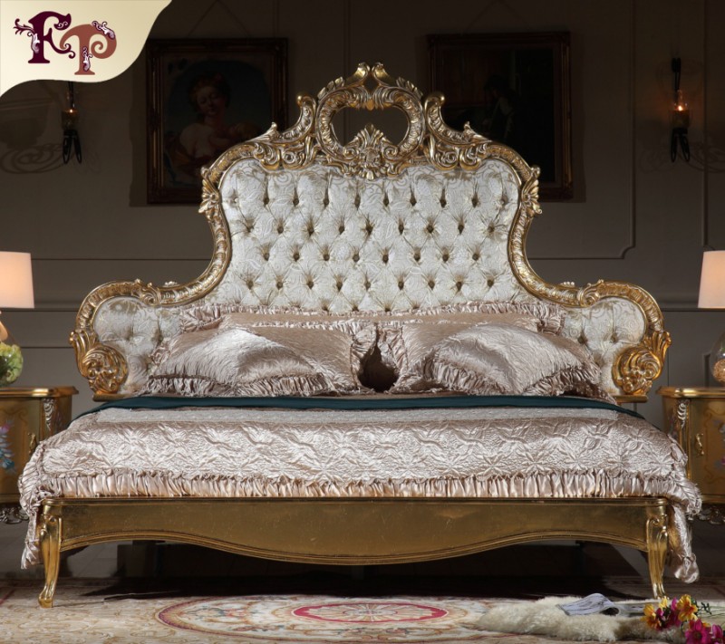 ヨーロピアンスタイルの家具は中国製- 古典的な寝室の家具- 古典的なスタイルの家具-ベッド問屋・仕入れ・卸・卸売り