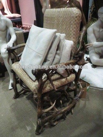 最新の中国製品a2015ab枝角アンティークアームチェア-アンティーク家具セット問屋・仕入れ・卸・卸売り