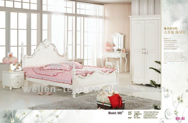 HOTSALESのモデル白い寝室の家具は大人WM908のために置く-寝室用セット問屋・仕入れ・卸・卸売り