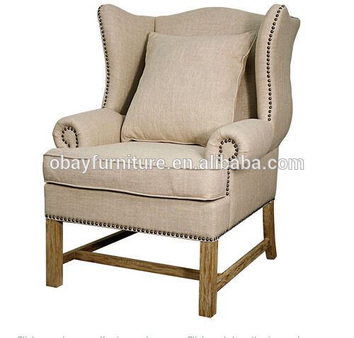 ヴィンテージアンティーク布張り布張りの椅子フレンチスタイル/チェアアームレスト/ビンテージ椅子-木製椅子問屋・仕入れ・卸・卸売り