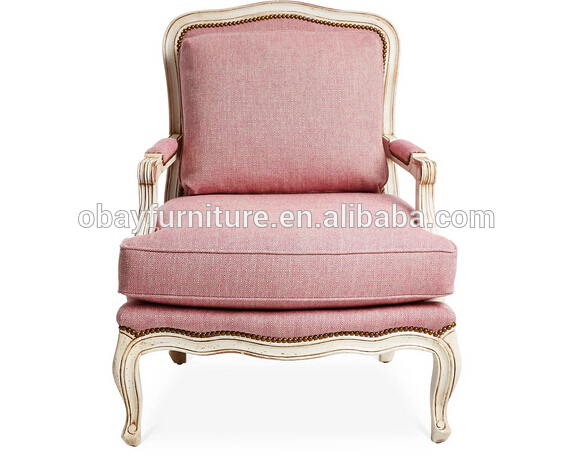 ヴィンテージフレンチスタイルのジェール椅子布張りフレンチ/redベルベットの椅子/張りの椅子の-木製椅子問屋・仕入れ・卸・卸売り