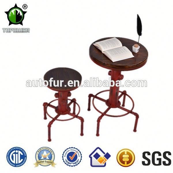 安い工業用カフェのコーヒーショップのテーブルと椅子-アンティーク家具セット問屋・仕入れ・卸・卸売り