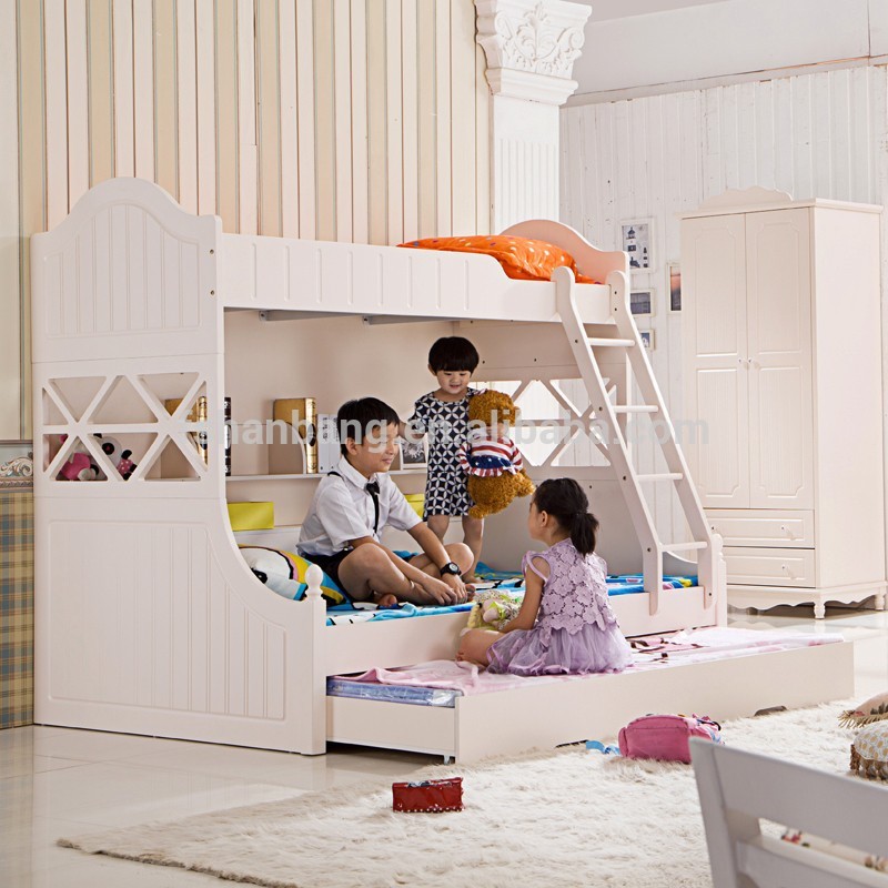 韓国の子供ベッドの家具ベッドの高さの組み合わせ3層-寝室用セット問屋・仕入れ・卸・卸売り
