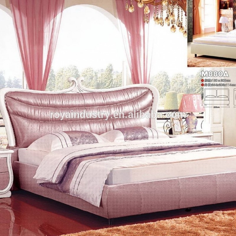 ヨーロピアンスタイルのモダンなベッドルームセット固体木彫り現代的な寝室セット-寝室用セット問屋・仕入れ・卸・卸売り
