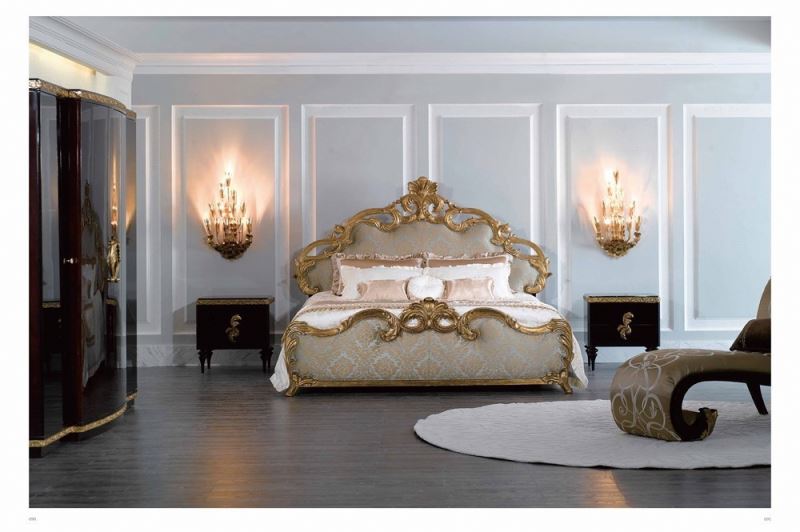 ヨーロピアンスタイルの豪華な家具木製王女のベッド-寝室用セット問屋・仕入れ・卸・卸売り