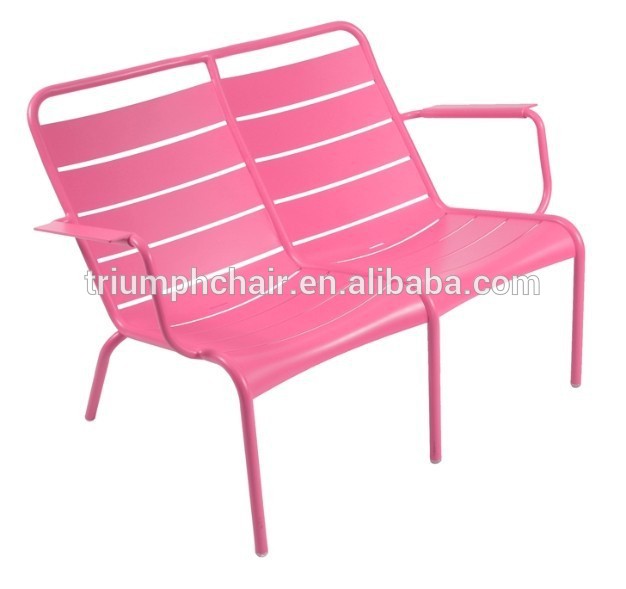 トリンプfermob3人掛けアルミパティオのベンチ/チェアパティオセット/長いベンチ-金属製椅子問屋・仕入れ・卸・卸売り
