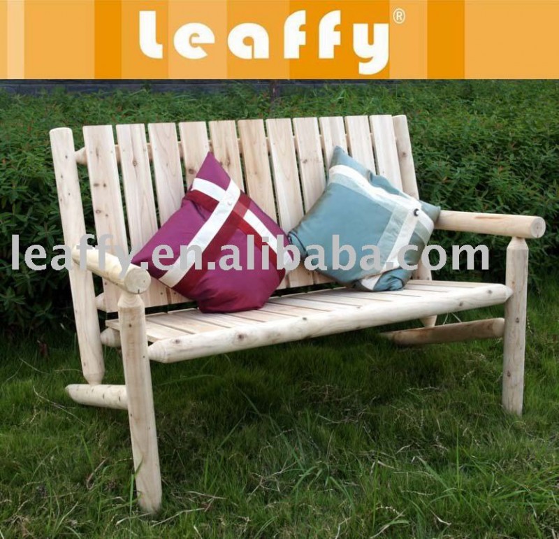 Leaffy- ガーデン家具- ログテーブル& チェア-- yxc1207580二人掛け-アンティーク椅子問屋・仕入れ・卸・卸売り