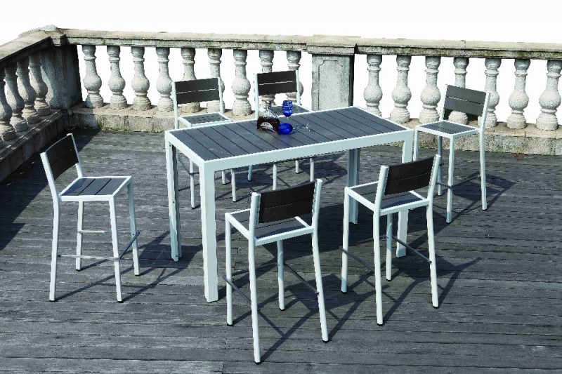 屋外パティオの家具ガーデンテーブルと椅子モーデンのダイニングセット-プラスチック製椅子問屋・仕入れ・卸・卸売り